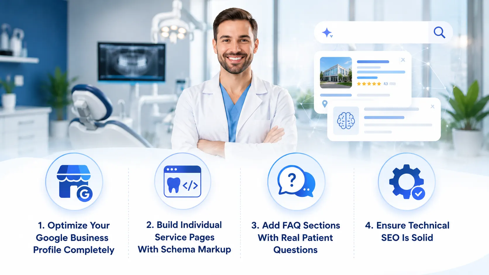 AI Search Optimization for Dental clinics
