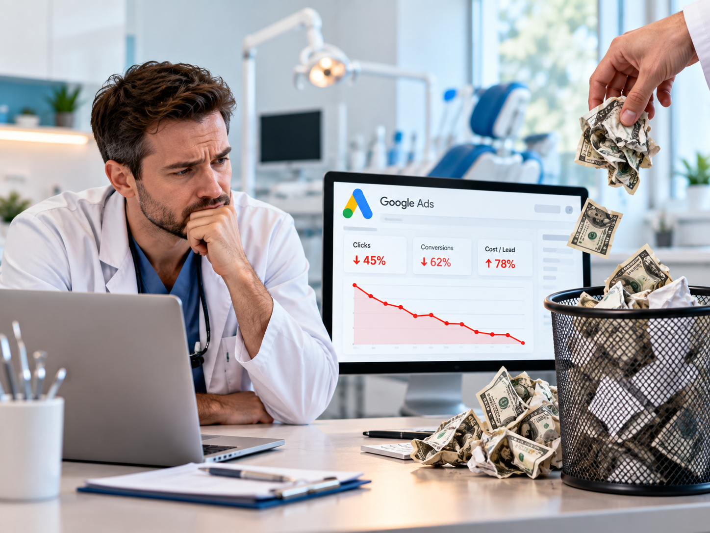 5 Signs Your Clinic's Google Ads Budget Is Being Wasted
