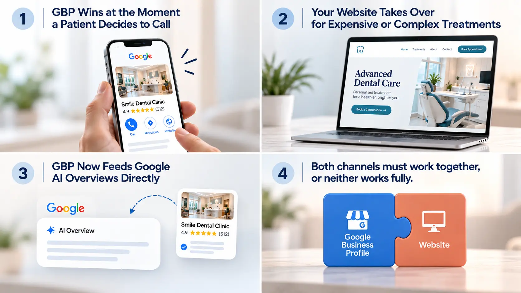Google Business Profile vs. Website