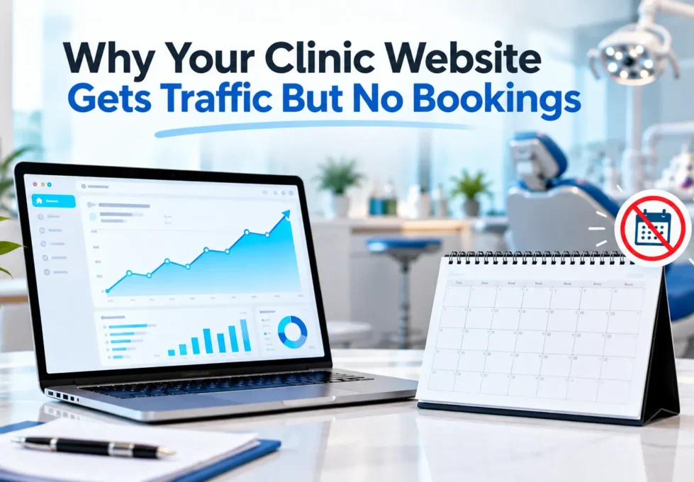 Why Your Clinic Website Gets Traffic But No Bookings